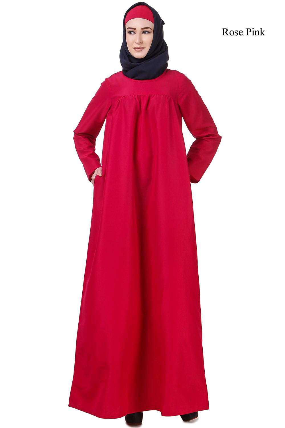 Latifa Maternity Abaya Rose Pink