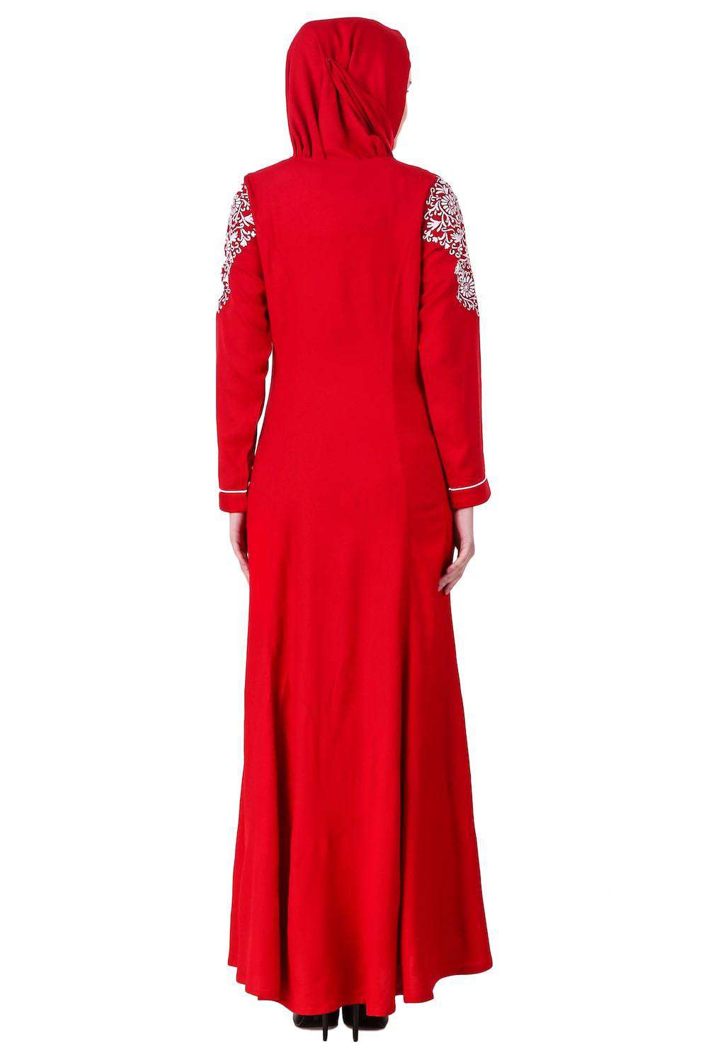Heavy Embroidered Abaya Back
