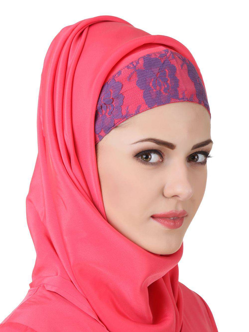 Atia Crepe Sweet Pink Hijab
