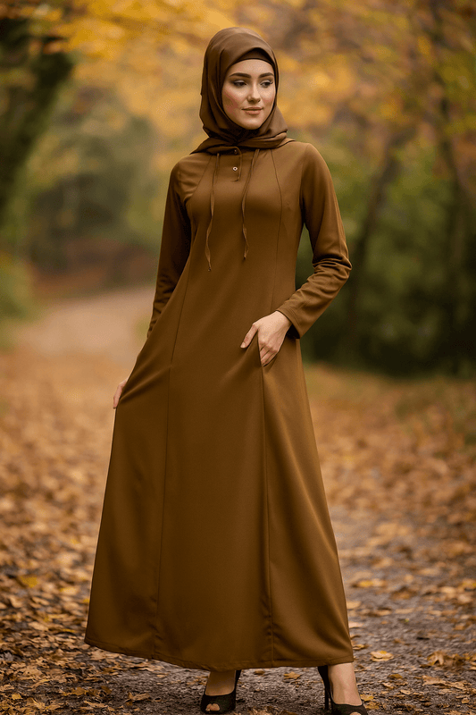 Rihana Olive Green Kashibo Abaya