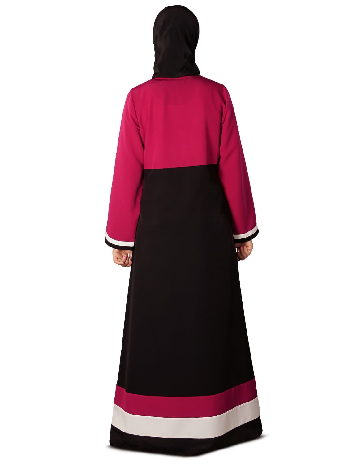 Yasmin Dual Colour Border Abaya