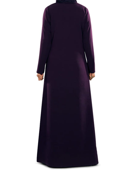 Navil Purple Abaya