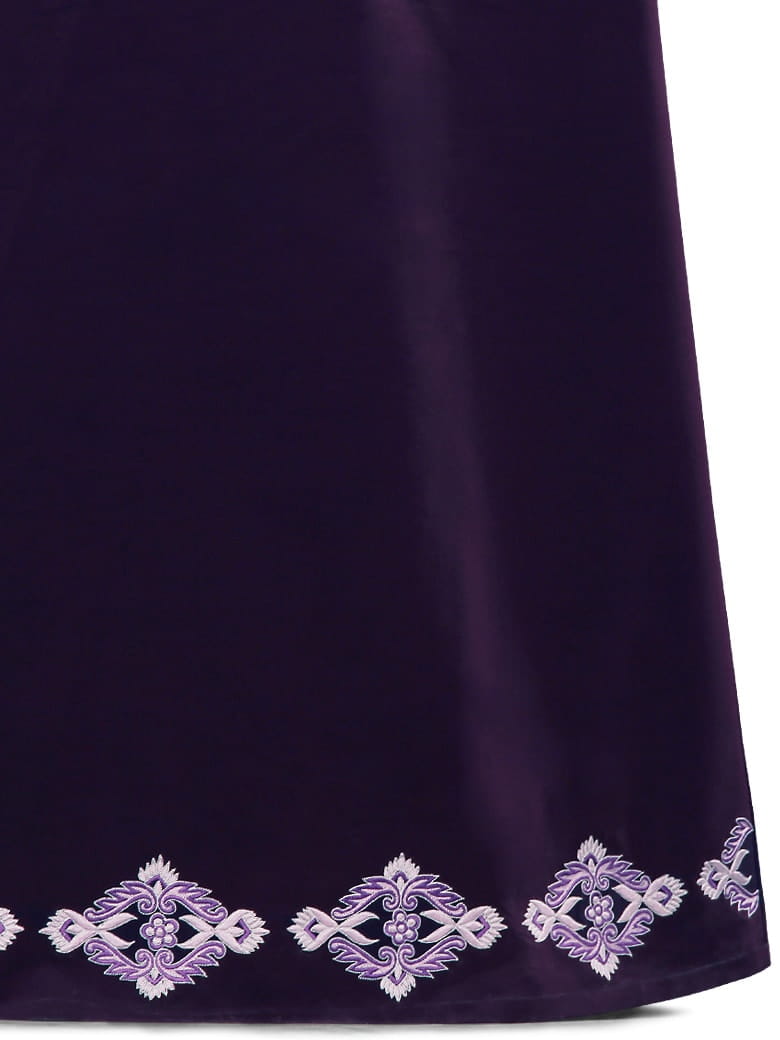 Navil Purple Abaya