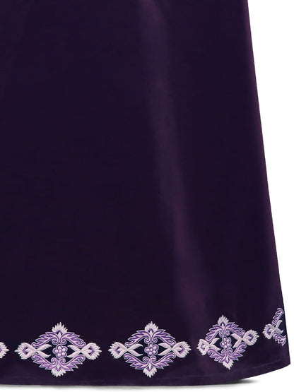 Navil Purple Abaya