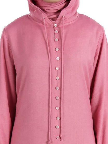 Lana Pink Moroccan Abaya