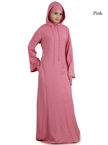 Lana Pink Moroccan Abaya