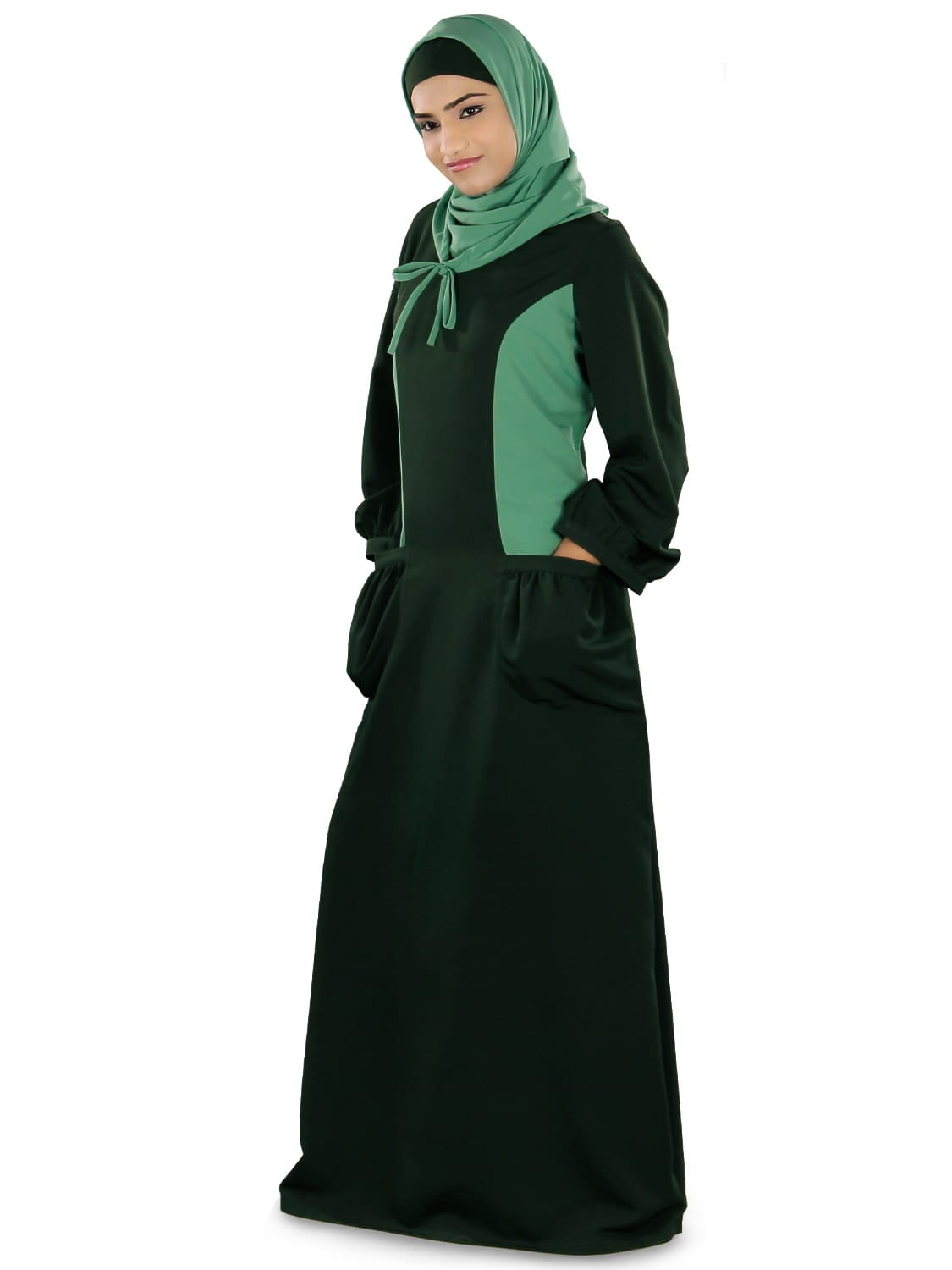 Tahani Dual Colour Abaya
