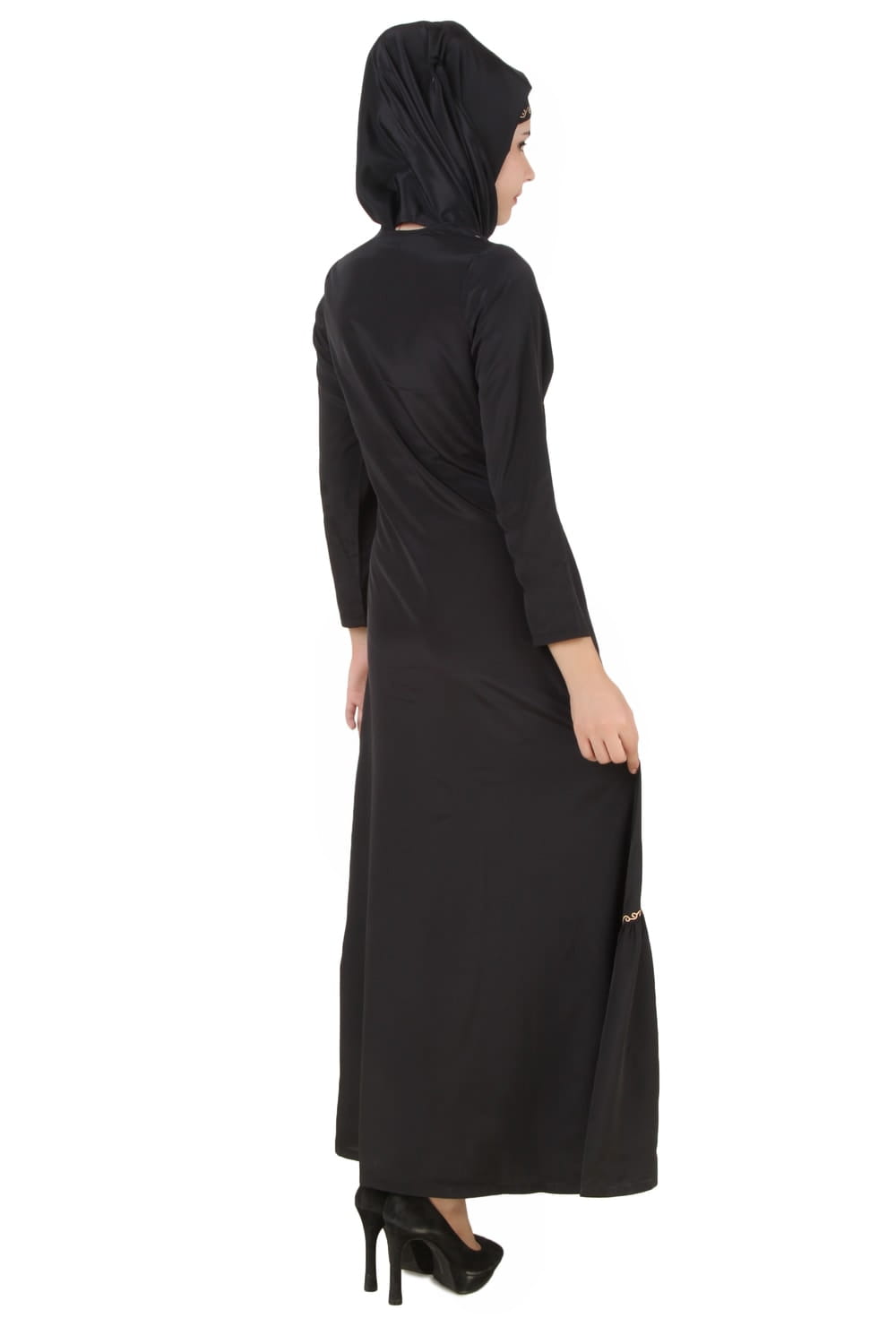 Fathima Black Nida Abaya