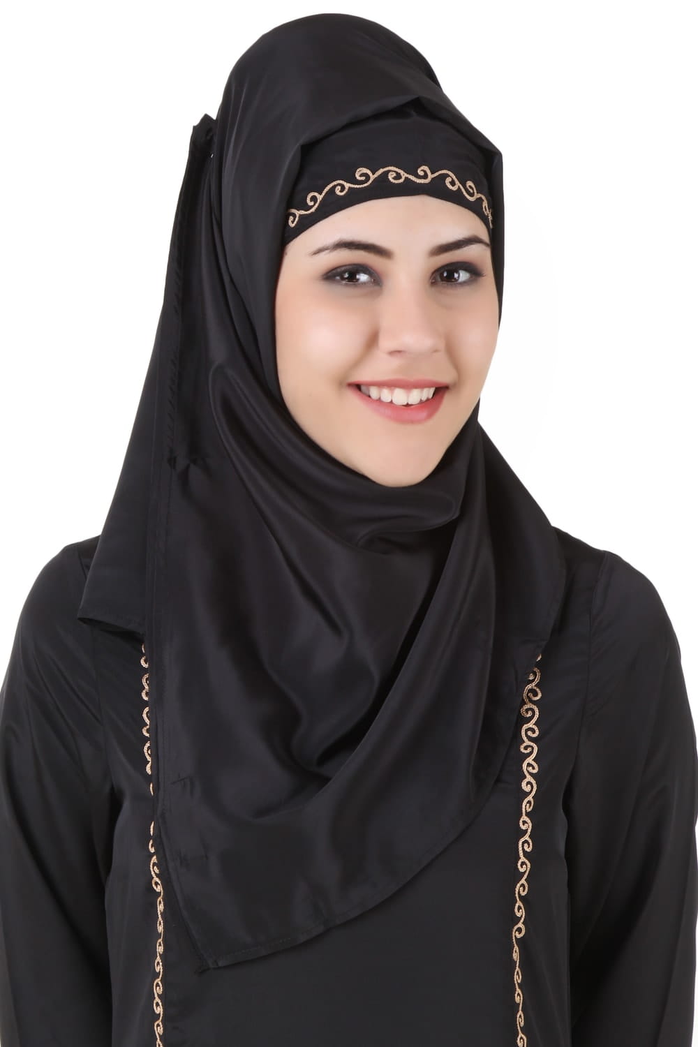 Fathima Black Nida Abaya