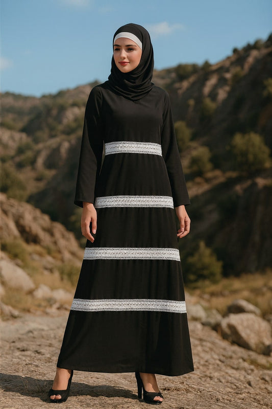 Fara Black Nida Abaya