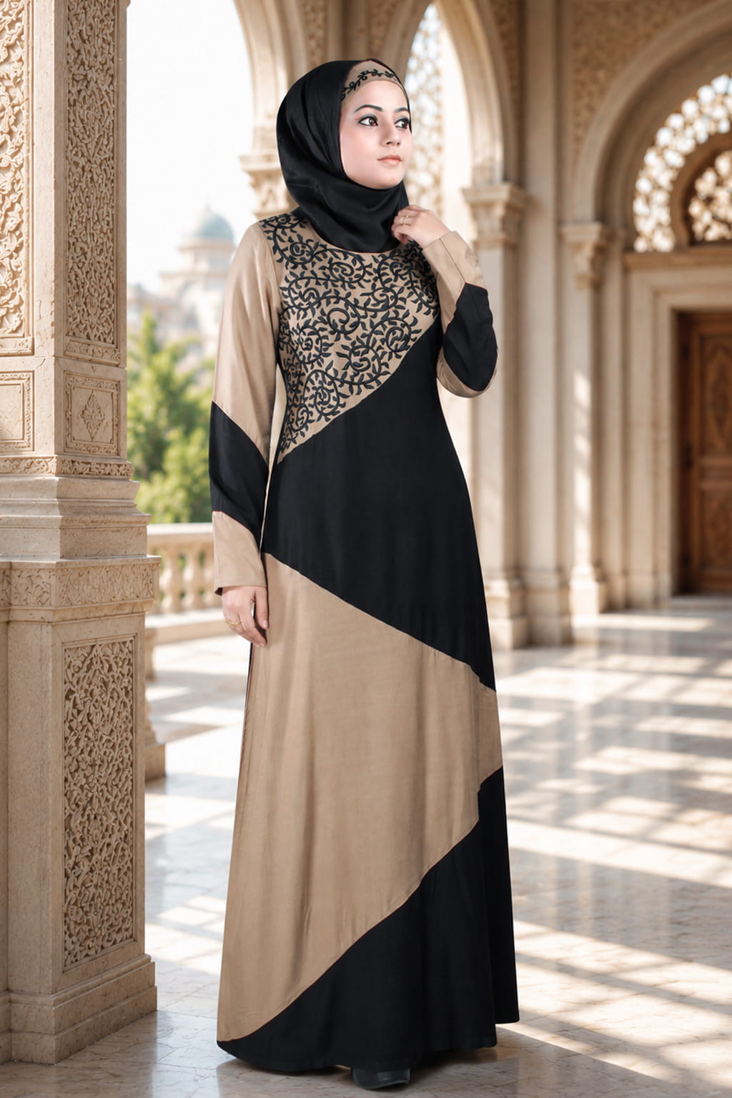 Buy Hirah Rayon Abaya Online – MyBatua.com