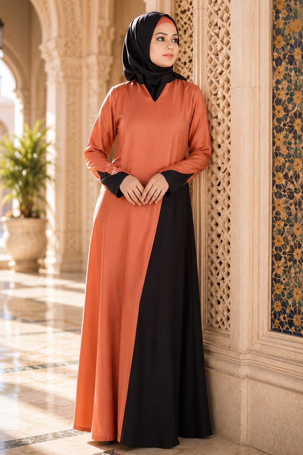 Maliha Rayon Abaya