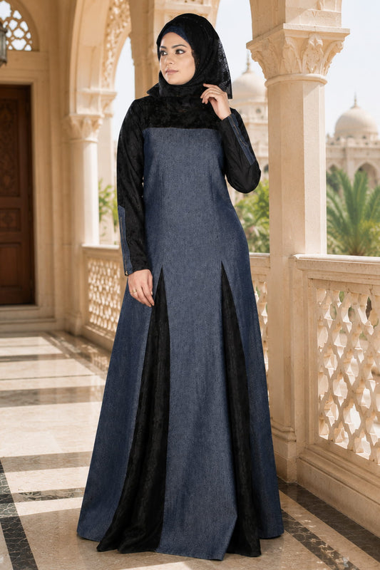 Farizah Denim Abaya