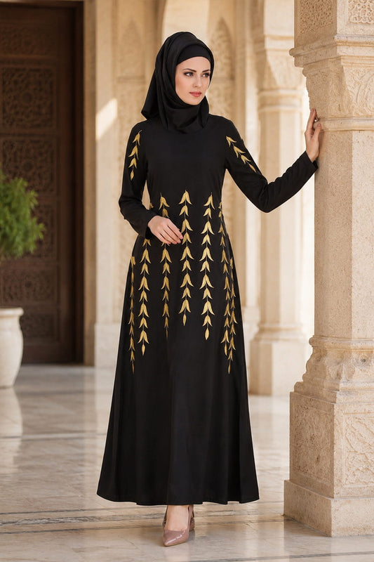 Naureen Nida Black Abaya