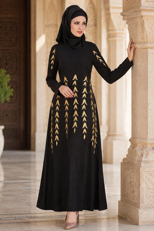 Naureen Nida Black Abaya