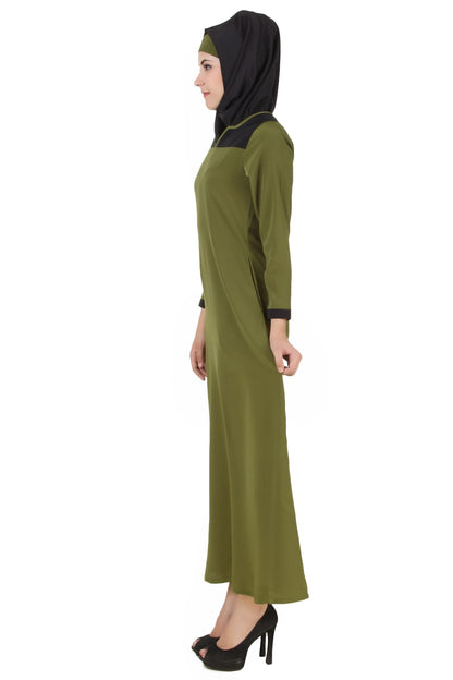 Sonia Henna Crepe Abaya