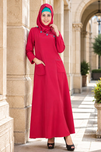 Razaan Rose Pink kashibo Abaya