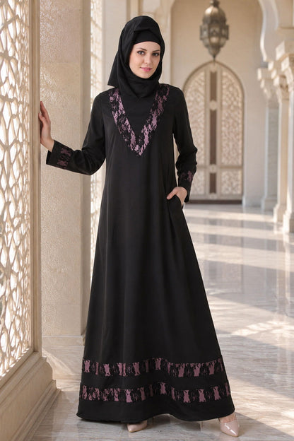 Amala Black Nida Abaya