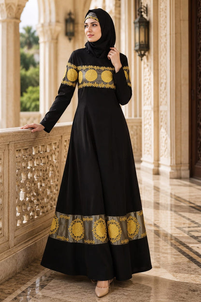 Maisah Black Nida Abaya