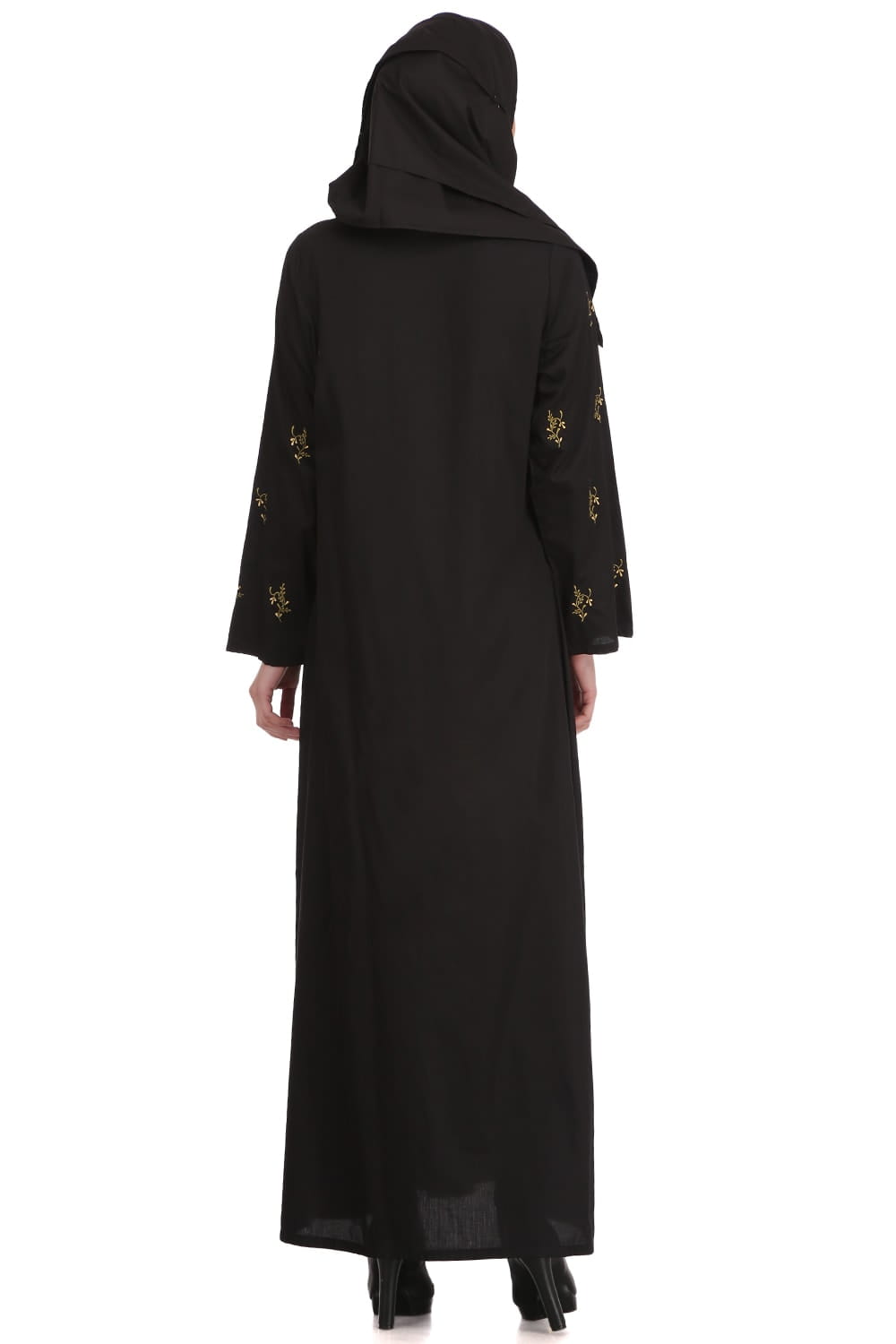 Ablah Black Cotton Abaya