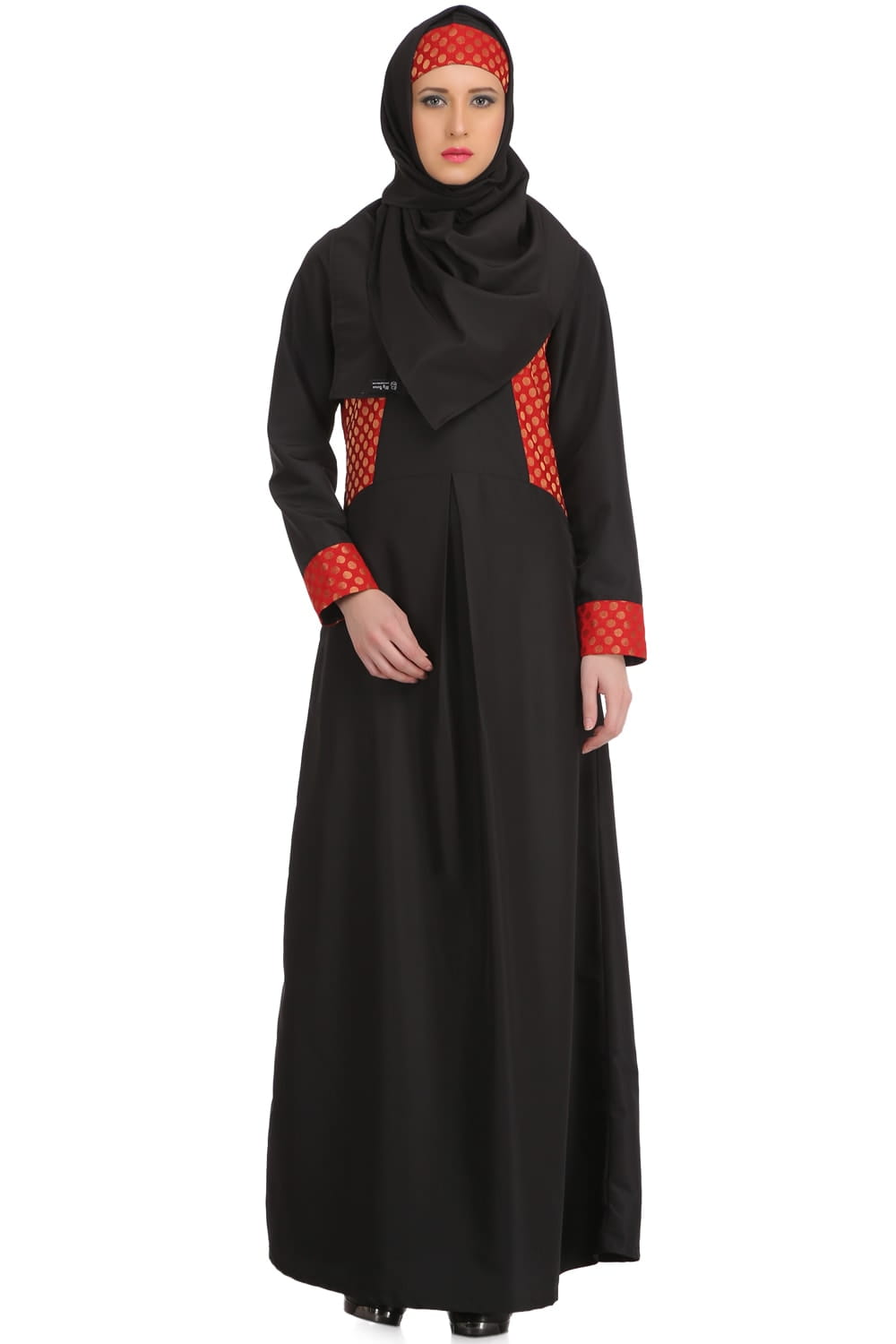 Faheemah Black Nida Abaya