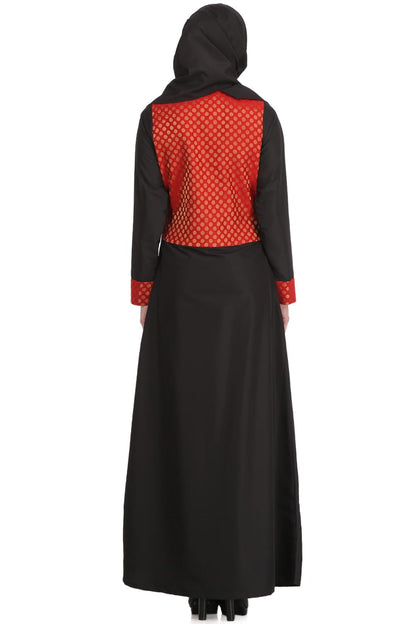 Faheemah Black Nida Abaya