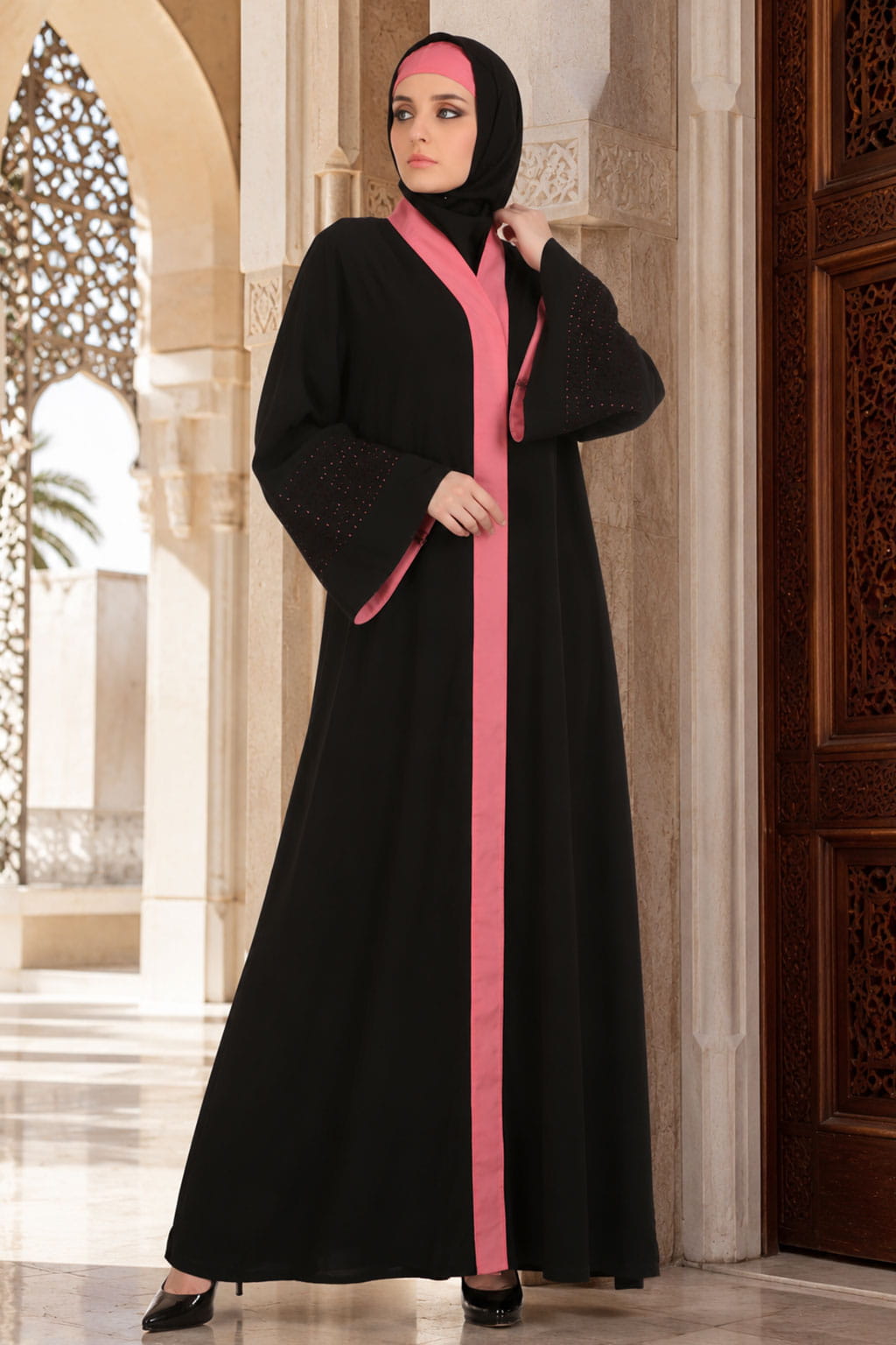 Chanda Black Nida Dubai Abaya