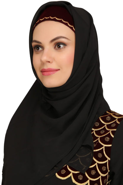 Aidah Black Georgette & Nida Eid Abaya