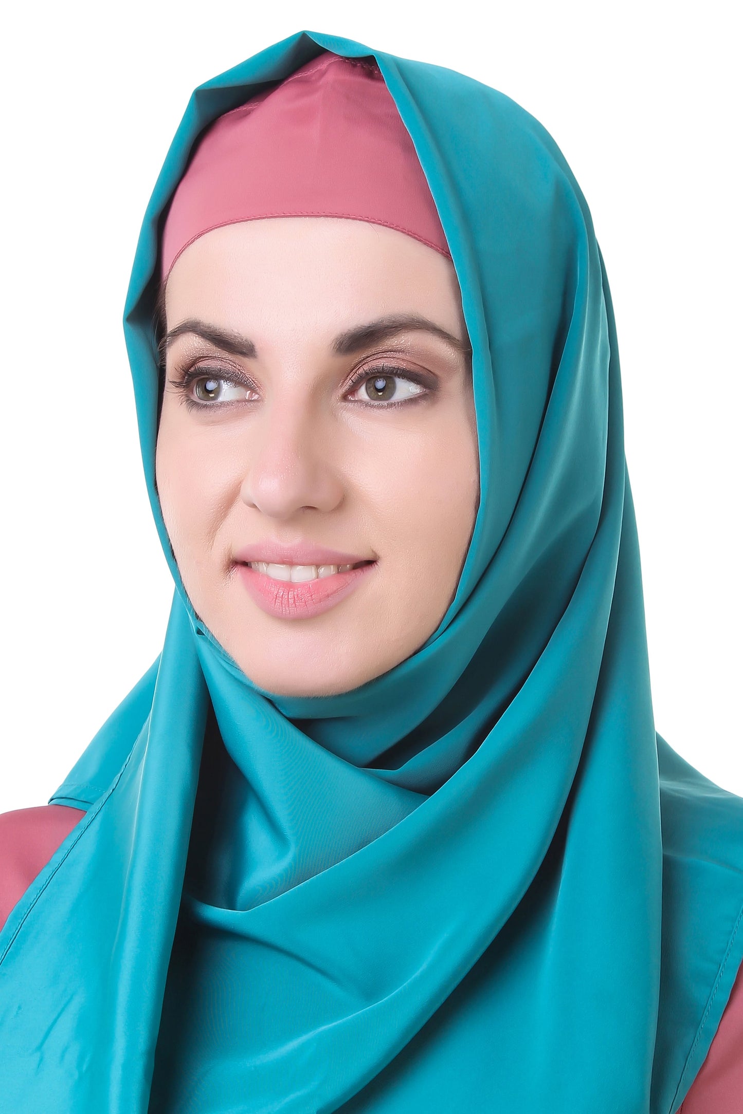 Dusty Pink Crepe Abaya AY-709