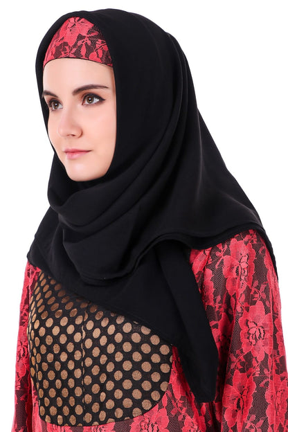 Fancy Dual Color EID Abaya
