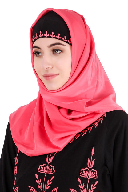 Embroidered Multi Panel Umbrella Abaya