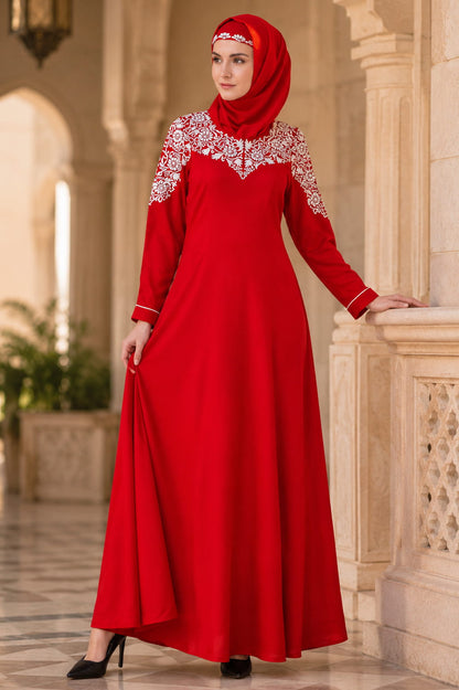 Heavy Embroidered Abaya