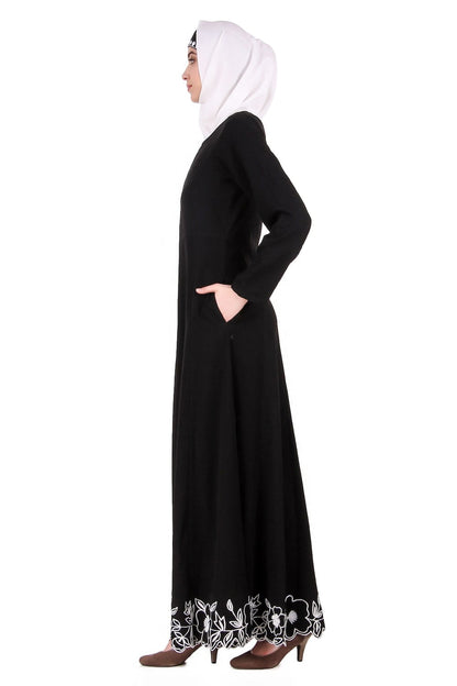 Embellished Scalped Bottom Anarkali Abaya