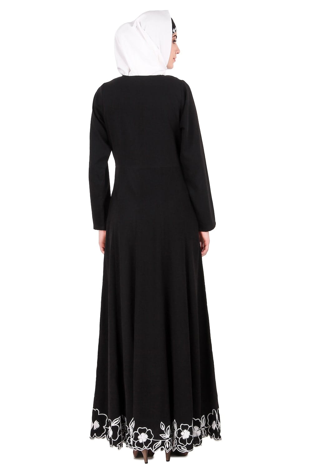 Embellished Scalped Bottom Anarkali Abaya