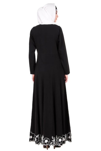 Embellished Scalped Bottom Anarkali Abaya
