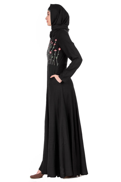 Growing Embellished Stem Anarkali Abaya