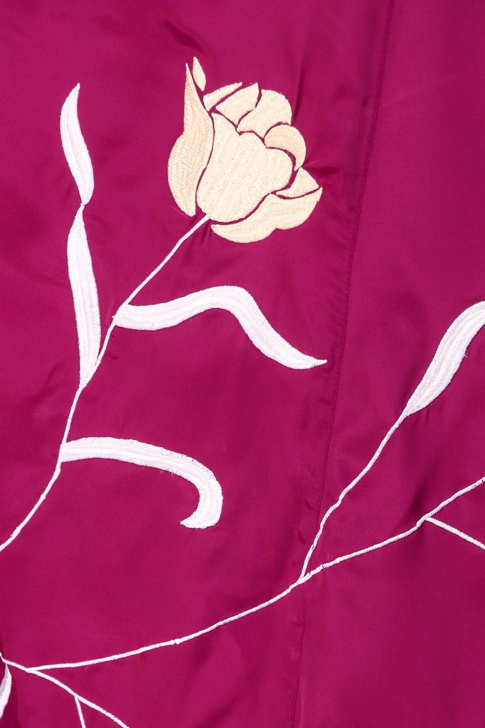 Embroidered Flower Stems Anarkali Abaya