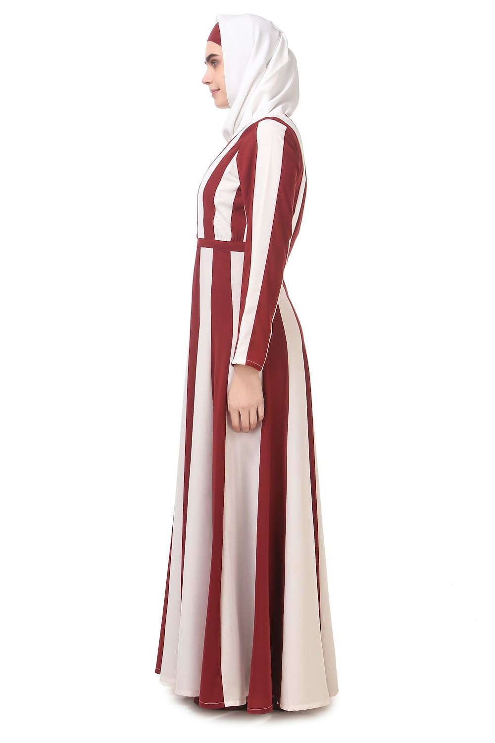 Anarkali Dual Color Nida Abaya