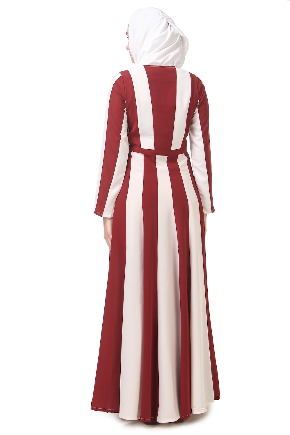 Anarkali Dual Color Nida Abaya