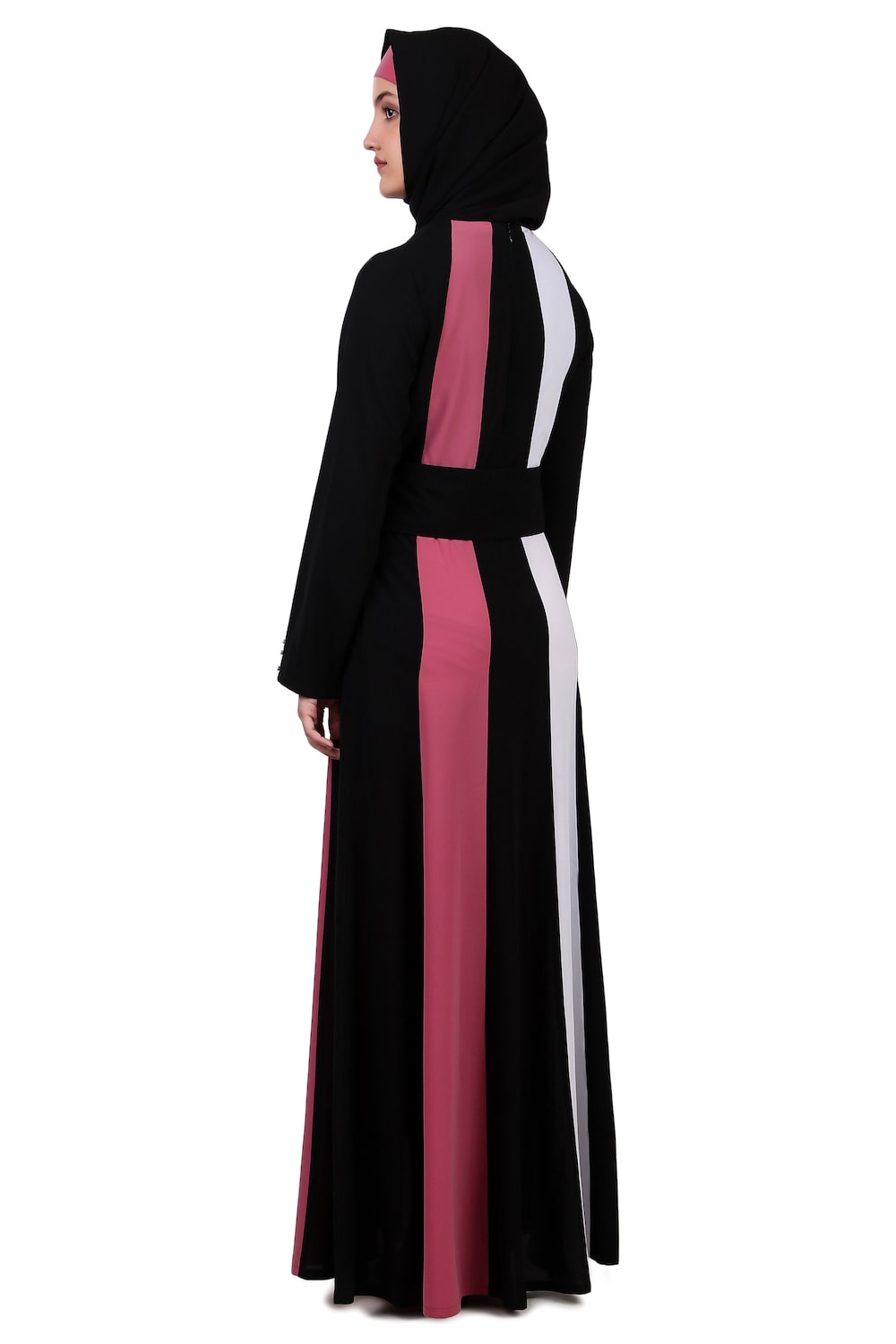 Multi Color Multi Panel Flared Abaya