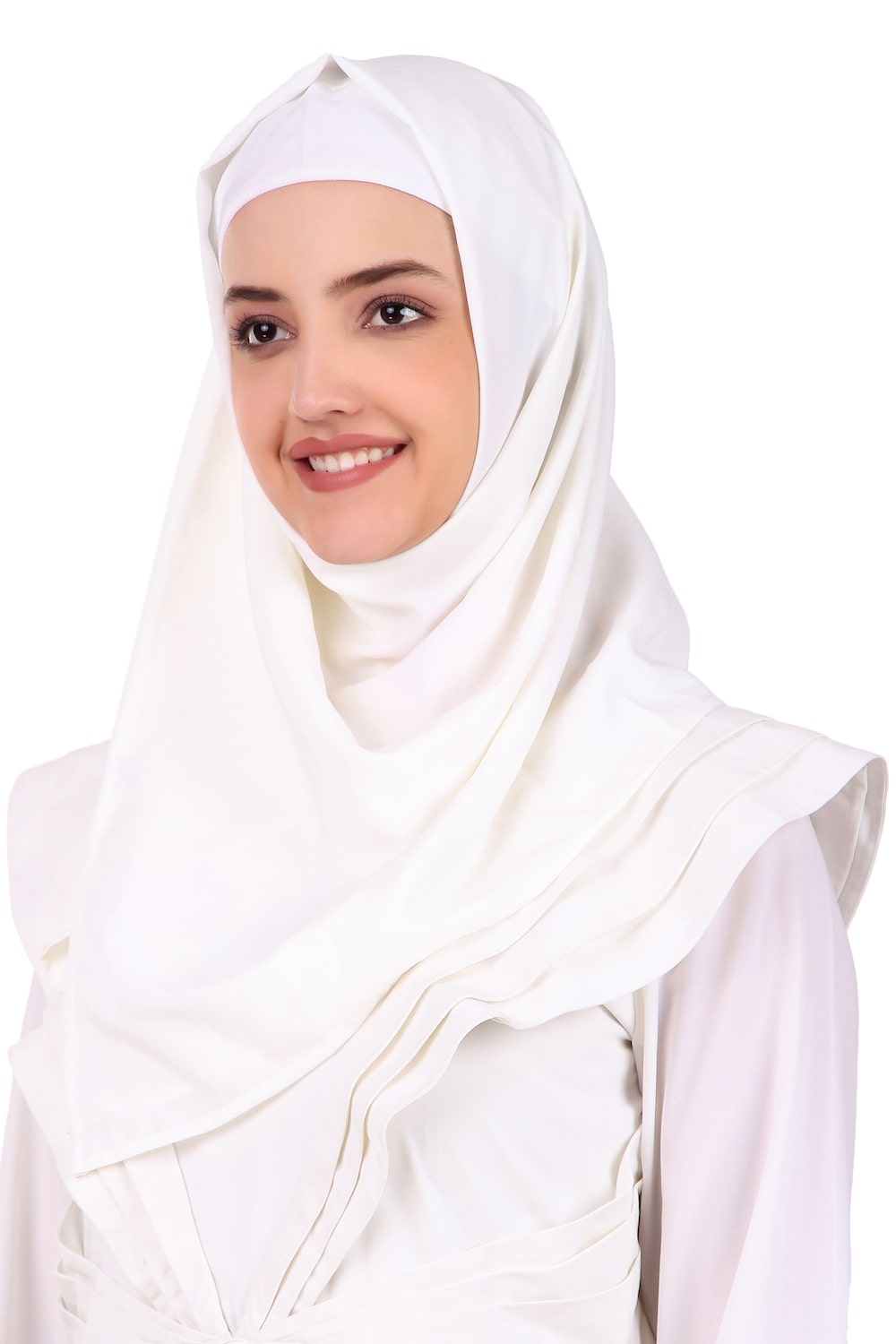 Designer Royal Look White Abaya