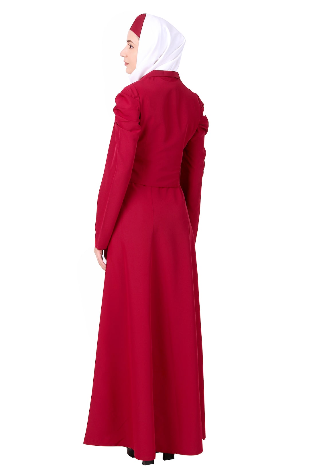 Removable Coat Abaya With Sleeveless Dress
