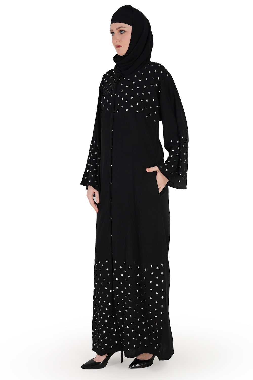 Saida Nida Dubai Black Abaya