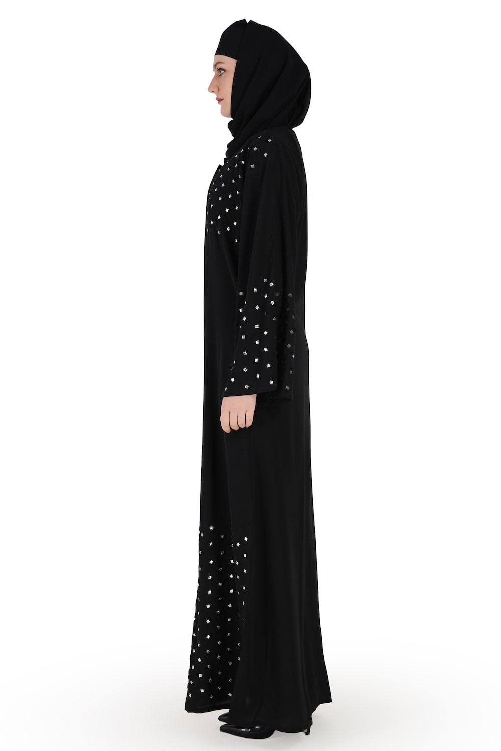 Saida Nida Dubai Black Abaya