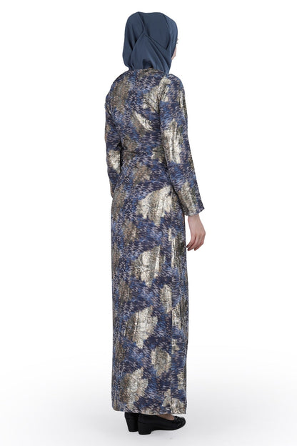 Printed Georgette Dual Layer Abaya AYG-006