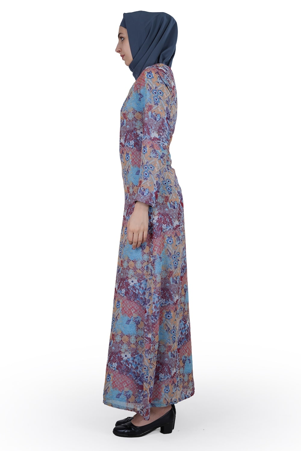 Printed Georgette Dual Layer Abaya AYG-010
