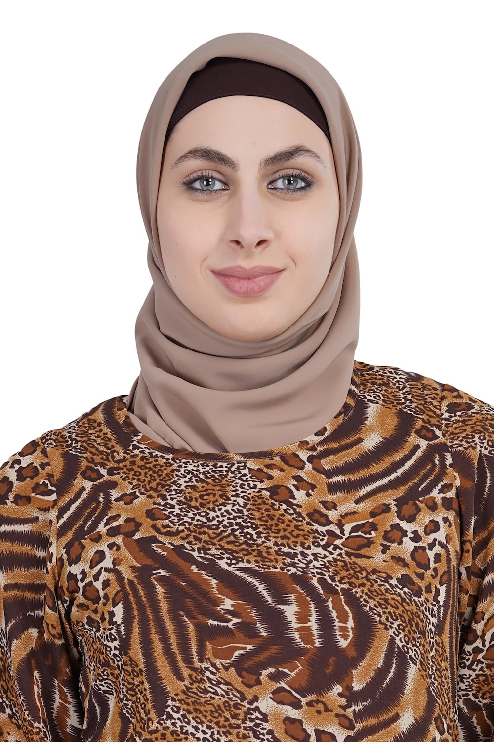 Printed Georgette Dual Layer Abaya AYG-011