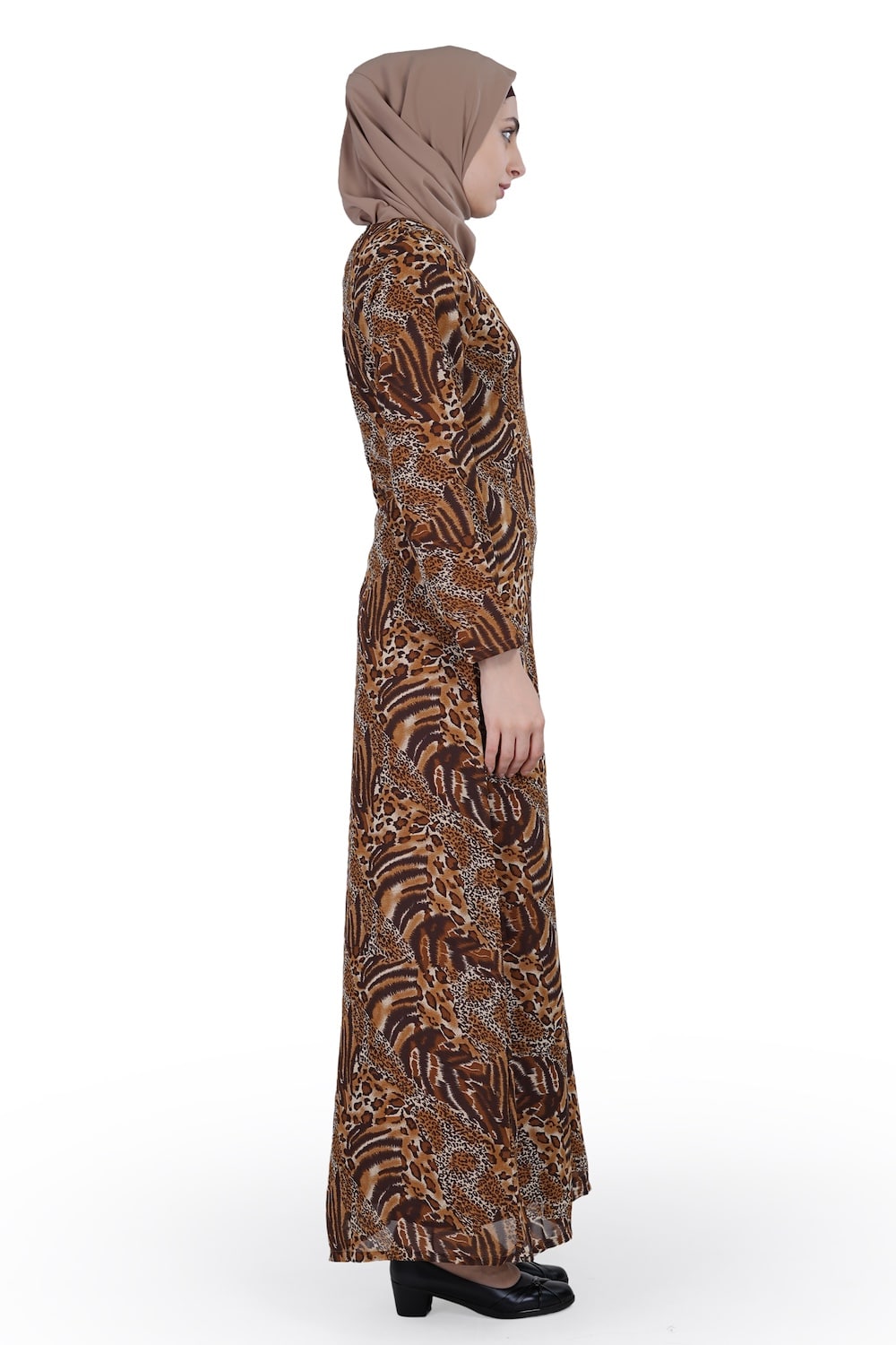 Printed Georgette Dual Layer Abaya AYG-011