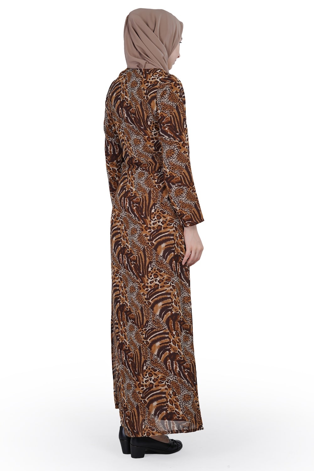 Printed Georgette Dual Layer Abaya AYG-011