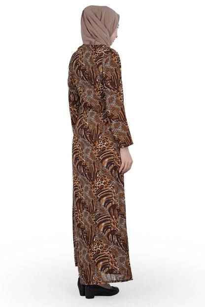 Printed Georgette Dual Layer Abaya AYG-011